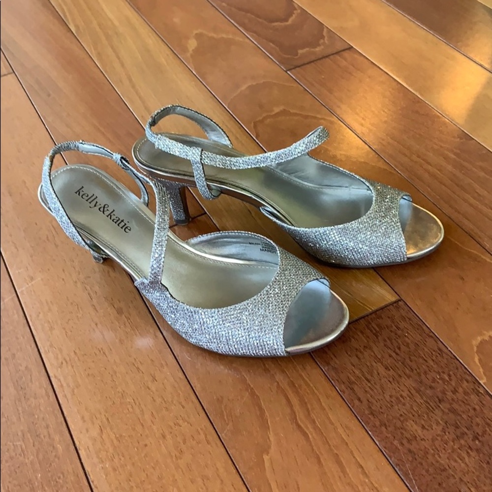Silver shoes
